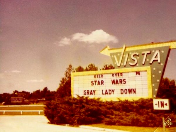 Vista Drive-In Theatre - Vista Mikequick Aug1978